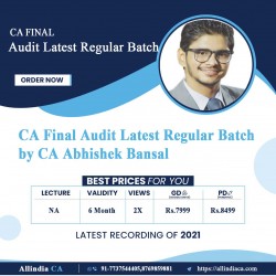 CA Final Audit Latest Regular Batch by CA Abhishek Bansal