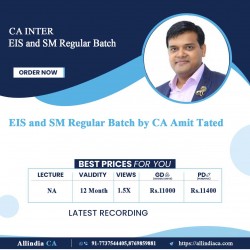 CA Inter EIS and SM Regular Batch by CA Amit Tated
