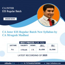 CA Inter EIS Regular Batch New Syllabus by CA Mrugesh Madlani