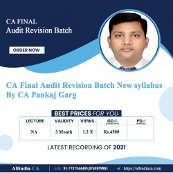  CA Final Audit Revision Batch New syllabus By CA Pankaj Garg