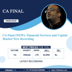 CA Final (NEW)- Financial Services and Capital Market New Recording