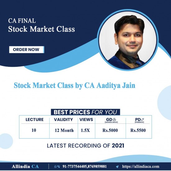 Stock Market Class by CA Aaditya Jain